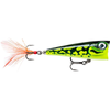 Rapala XLight Finesse Pop 4cm Hard Body Topwater Fishing Lure Lime Frog