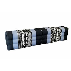 Handmade 80cm Long Yoga Bolster - Organic Kapok Filled Thai Meditation Cushion