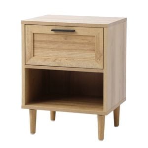 Oikiture Bedside Table Natural