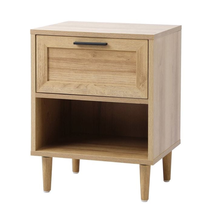Oikiture Bedside Table Natural