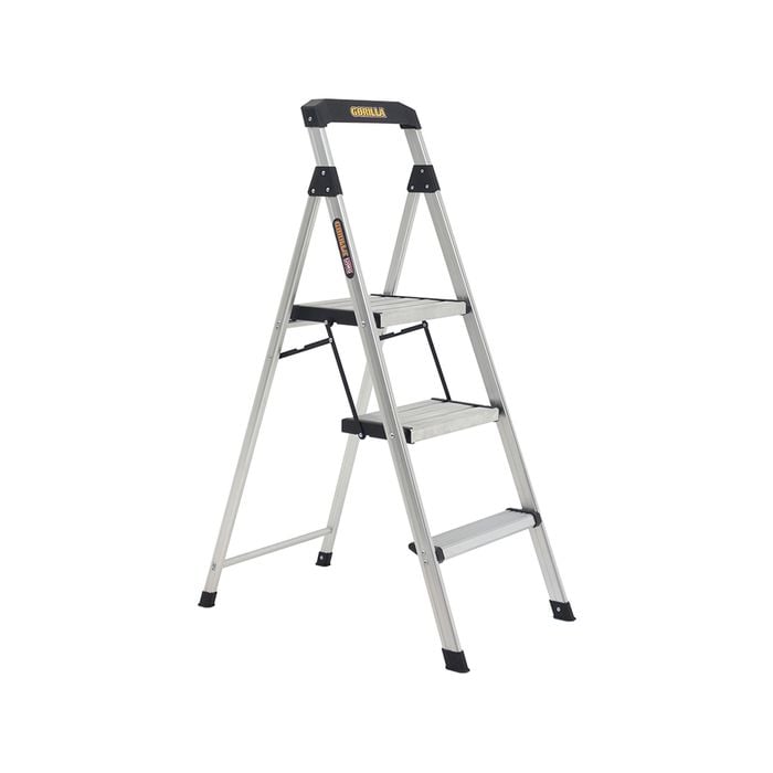 Gorilla 120kg Domestic 3 Step Household Ladder