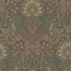 Holden Decor Tahari Bead Burnt Orange Wallpaper