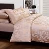 Accessorize Boston Latte Jacquard Quilt Cover Set Single