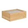 Leaf & Bean Timber Tea Box Large Natural 25x18.5x9cm