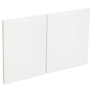 Kaboodle 1000mm Macaroon Country Fridge Cabinet Doors - 2 Pack