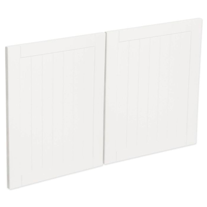 Kaboodle 1000mm Macaroon Country Fridge Cabinet Doors - 2 Pack