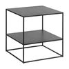 Modern Furniture PEBBLE Coffee Table 50x50cm - Black