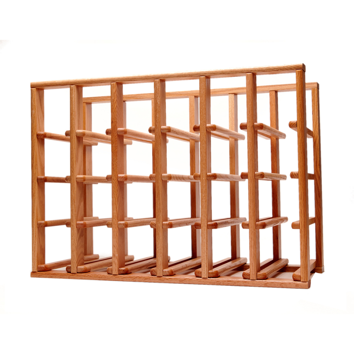 Cellar Smart 24 Bottle Wooden Wine Rack