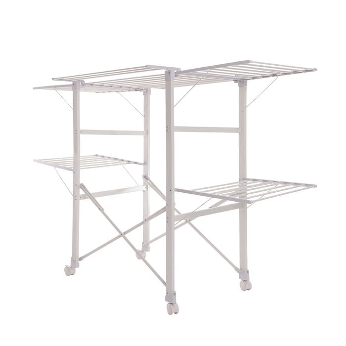 Hills Ivory 2 Tier Winged Clothes Airer