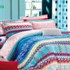 Ardor 250tc Cotton Sateen Reversible Norska Quilt Cover Set King