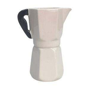 Urban Products Coffee Pot White Ceramic Vase Kitchenware 16cm