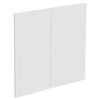 Kaboodle 600mm Coconut Milk Modern Rangehood Cabinet Doors - 2 Pack