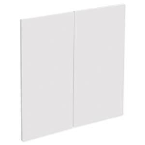 Kaboodle 600mm Coconut Milk Modern Rangehood Cabinet Doors - 2 Pack
