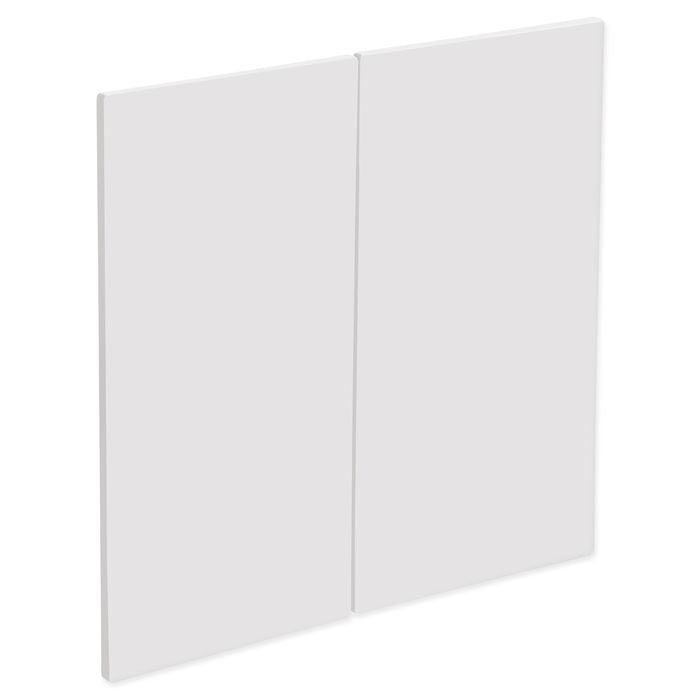 Kaboodle 600mm Coconut Milk Modern Rangehood Cabinet Doors - 2 Pack