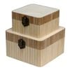 Boyle Bamboo Boxes - 2 Pack