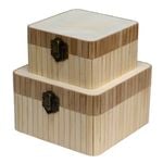 Boyle Bamboo Boxes - 2 Pack