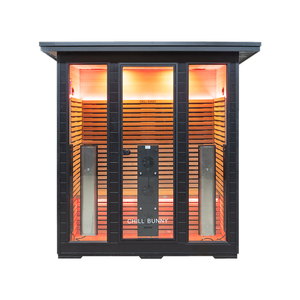 4 Person Outdoor Infrared Sauna (Cedar)