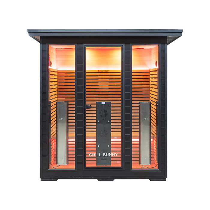 4 Person Outdoor Infrared Sauna (Cedar)