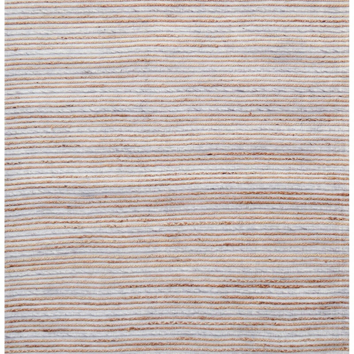 Handwoven Bright Wool & Jute Rug - M20038 - Natural/grey - 160x230cm ...