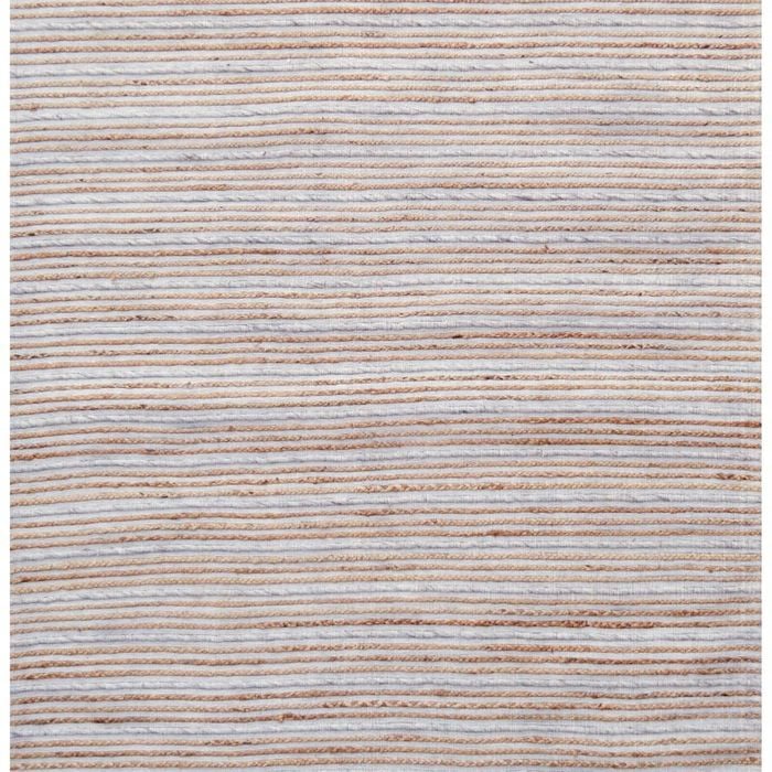 Handwoven Bright Wool & Jute Rug - M20038 - Natural/grey - 160x230cm