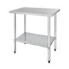 Vogue Prep Table Stainless Steel Work Bench 900mm Commercial Kitchen Utility Table