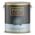 Porter's 2L Dark Newport Blue Eggshell Finish Broadwall Washable Paint
