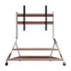 North Bayou Large Tower Art Mobile Tv Stand Trolley Mount Bracket  With Storage 50-100 Inch