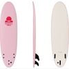 Summer Vibes Mini Mal 8' Softboard - Pink White