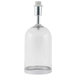 Verve Design 33cm Clear Glass Mira Lamp Base
