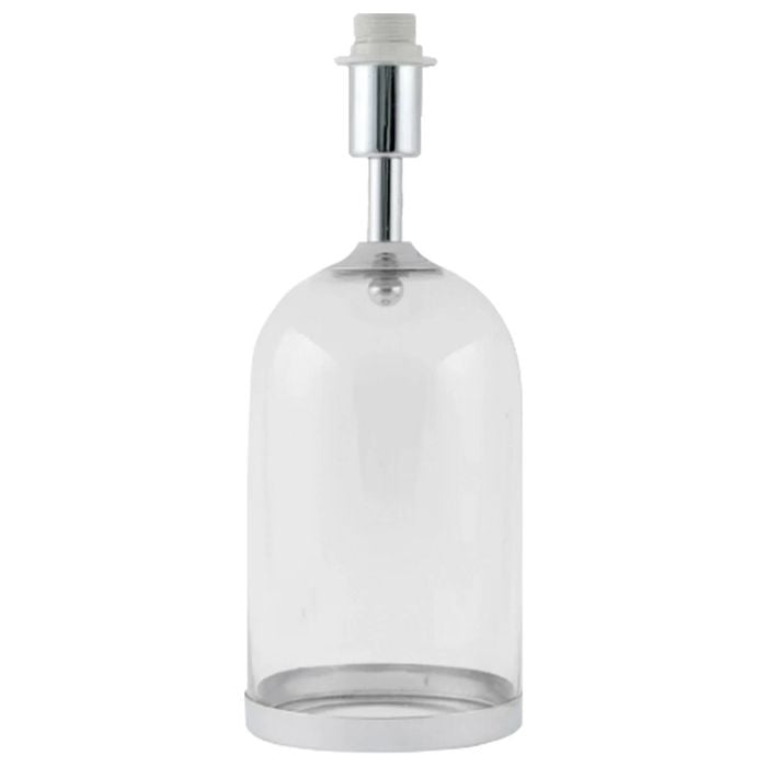 Verve Design 33cm Clear Glass Mira Lamp Base