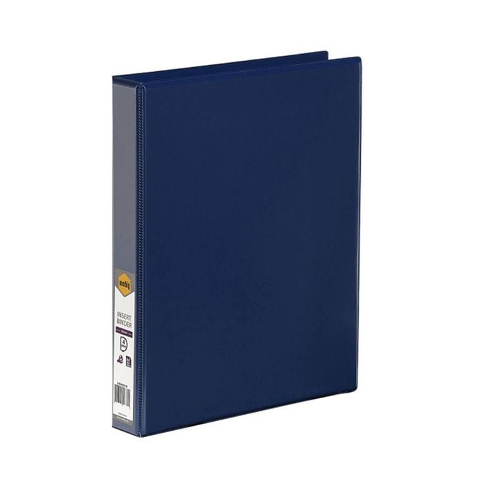 Marbig Clearview A4 4D-Ring Insert Binder 25mm (Blue)