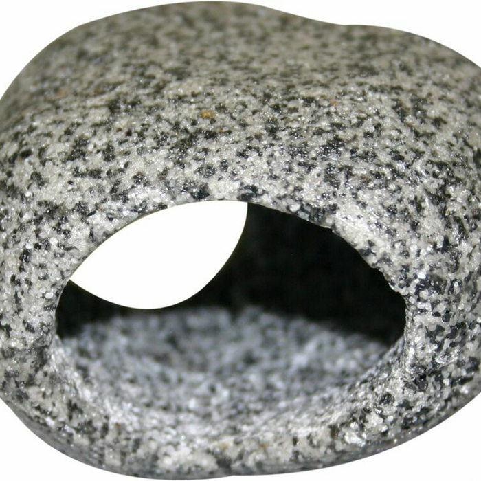 Aqua One Round Granite Cave Ornament - Small (37062)