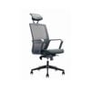 Modern Furniture Argo Executive Office Chair with Headrest - Black