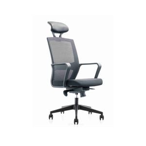 Modern Furniture Argo Executive Office Chair with Headrest - Black