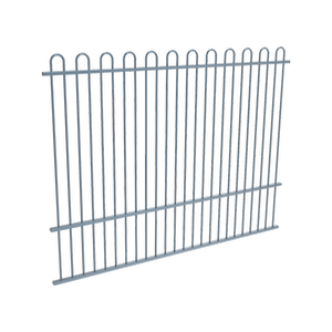 ProtectorAl 2400 x 1800mm Deep Ocean Aluminium Pool Fence Panel Loop Top With Mid Rail