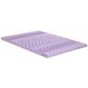 Giselle 8cm Memory Foam Mattress Topper Lavender - Double