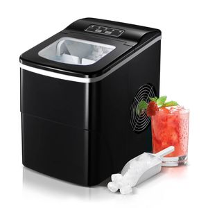 YOPOWER Ice Maker Machine 12kg/Day, Black