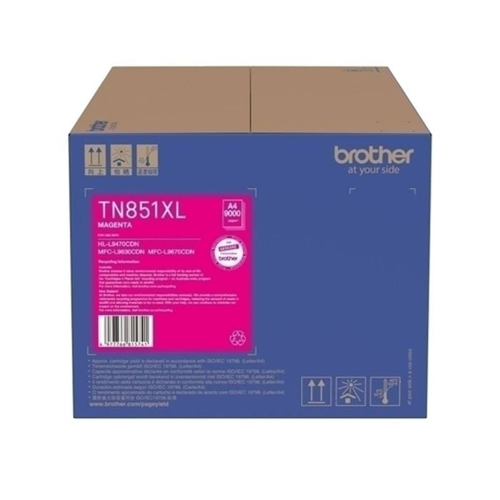 Brother Magenta High Yield Toner Cartridge To Suit Mfc-l9670cdn/ Mfc-l9630cdn/hl-l9470cdn - Up To 9000 Pages