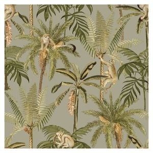Ateles Sage Wallpaper by Holden Decor  10.05m by  53cm