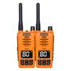 Oricom 2 Watt UHF2600-1 Floating IPX7 UHF CB Radio Twin Pack - Orange
