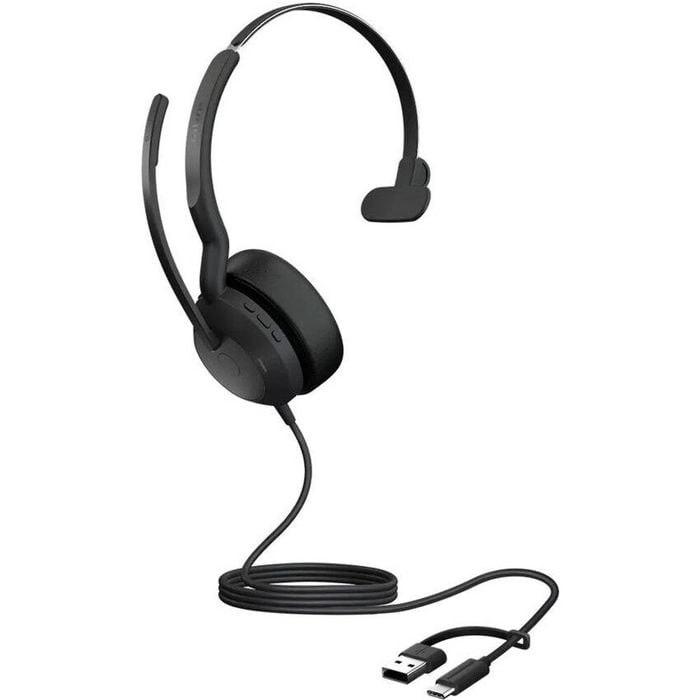 Jabra Evolve2 50 UC USB-C/A Mono Corded Headset