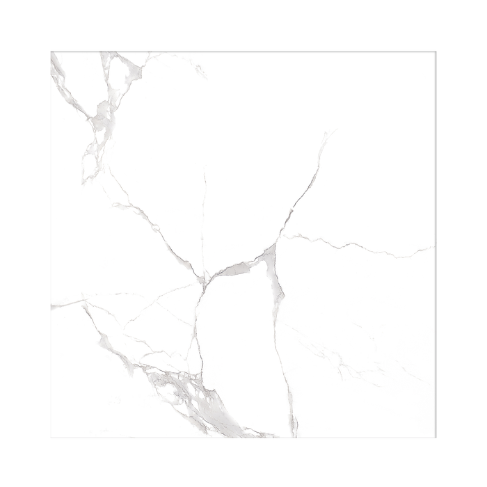 Bellazza 60 x 60cm Marble Gloss Porcelain Floor/Wall Tile - Carton of 3