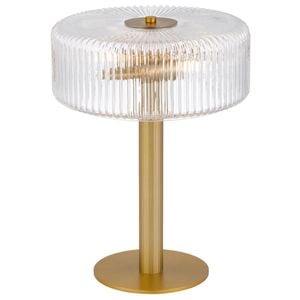 Telbix Brizo Industrial Table Desk Lamp Light Metal Glass Antique Brass Anodised