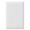 HPM LINEA Blank Coverplate - White