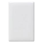 HPM LINEA Blank Coverplate - White