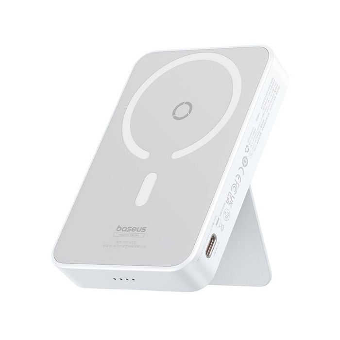 Baseus MagPro Magnetic Wireless Power Bank 5000mAh 20W - White