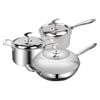 SOGA 6-Piece Cookware Set – 18/10 Stainless Steel 3-Ply