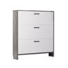 Foret Shoe Cabinet Slim Storage Rack Organiser Wooden Flip Drawer Shelf Cupboard