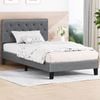 Alfordson Bed Frame King Single Size Fabric Grey