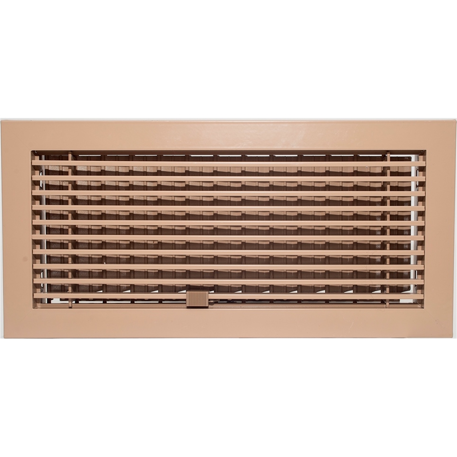 Accord 10 x 35cm Beige Aluminium Bar Floor Grille